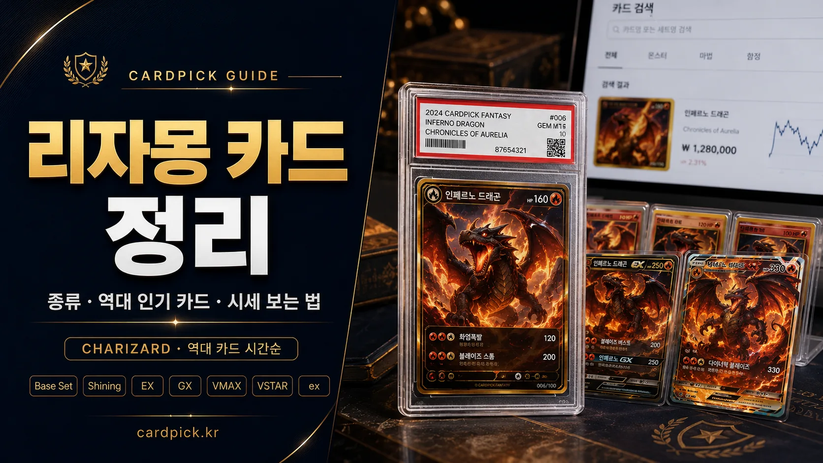 리자몽 카드 정리: 종류·역대 인기 카드·시세 보는 법 썸네일