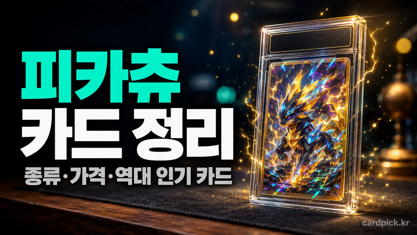 포켓몬 피카츄 카드 정리: 종류·가격·역대 인기 카드 썸네일